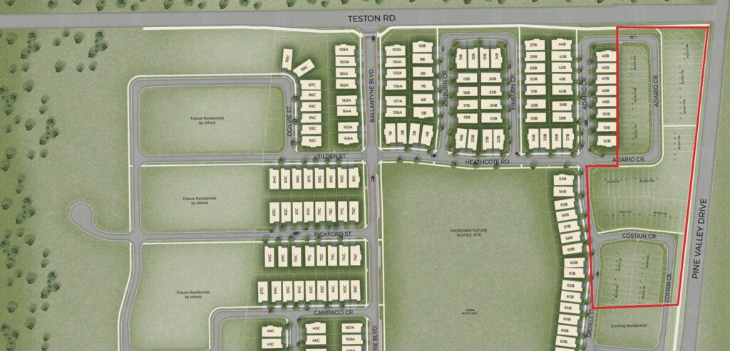 Floorplan of the Klein Estates. Provides spacious amenities.